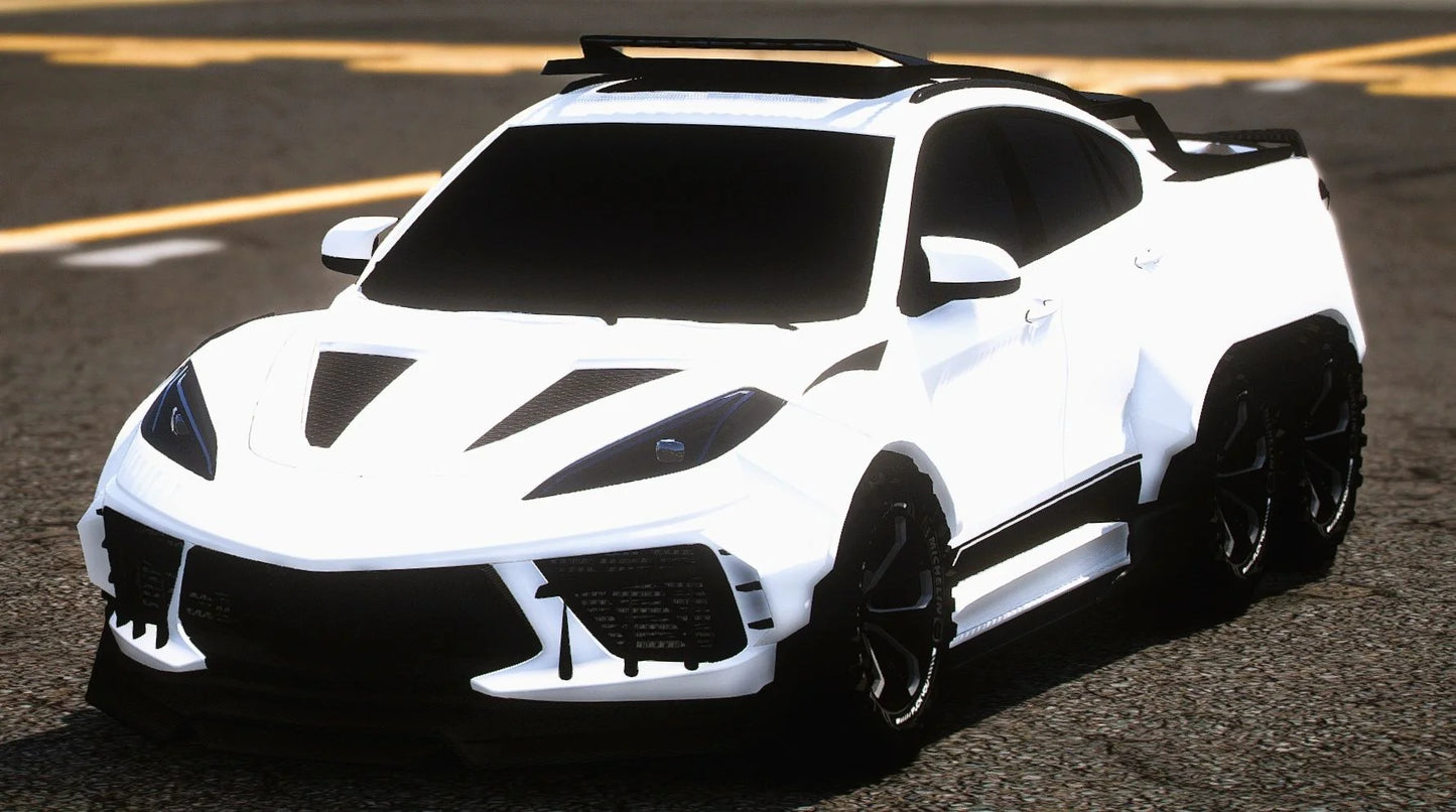 (Debadged) Chevrolet Corvette 6x6 | Domyah Abuloay