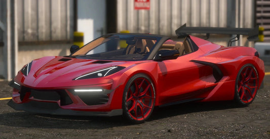 (Debadged) Chevrolet Corvette C8 Widebody Auto Roof | Lee Customs
