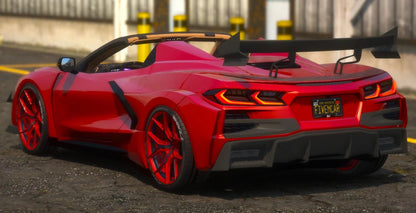 (Debadged) Chevrolet Corvette C8 Widebody Auto Roof | Lee Customs