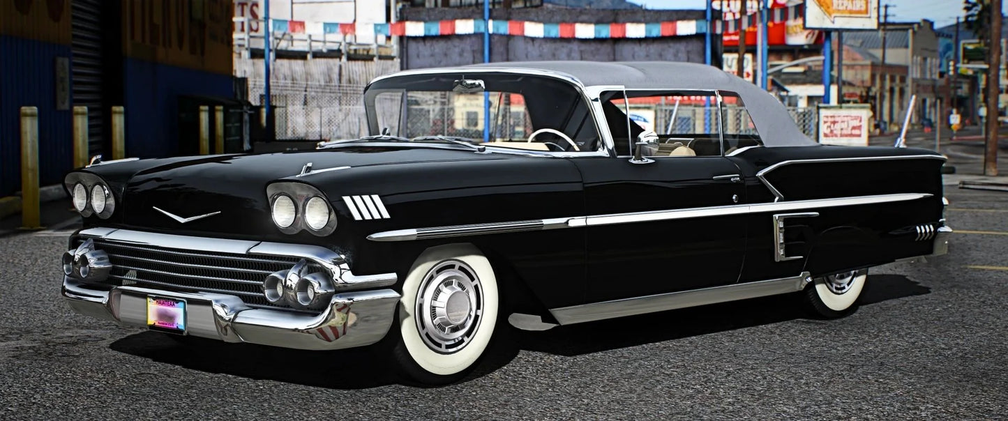 (Debadged) Chevy Impala 1958 | Owl Frost