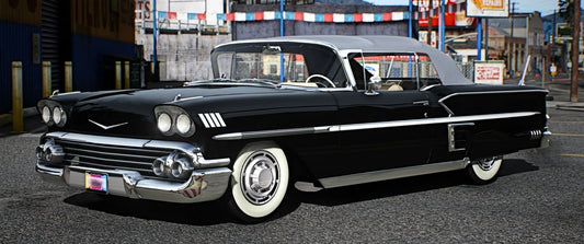 (Debadged) Chevy Impala 1958 | Owl Frost