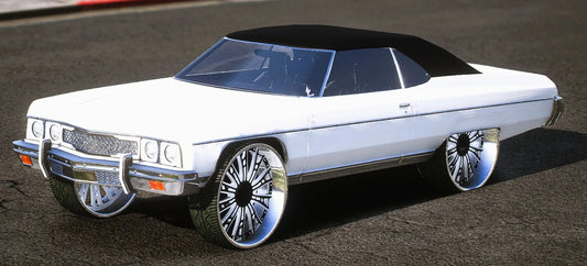 (Debadged) Chevy Impala 1972 Cabrio anim Donk | Underground Customs