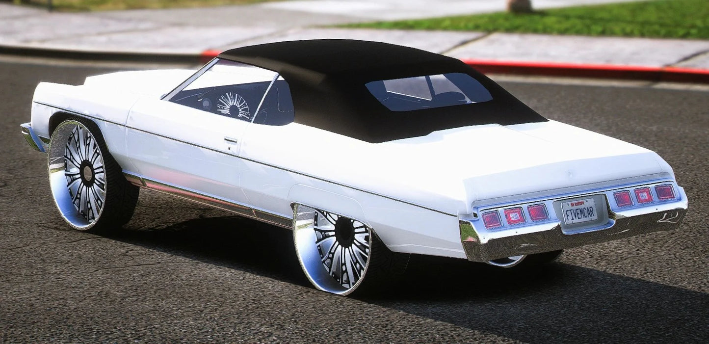 (Debadged) Chevy Impala 1972 Cabrio anim Donk | Underground Customs