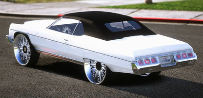 (Debadged) Chevy Impala 1972 Cabrio anim Donk | Underground Customs