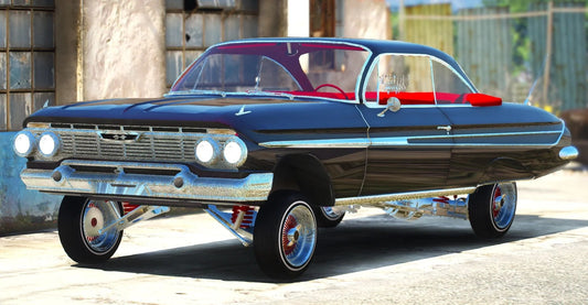 (Debadged) Chevy Impala SS 1961 Lowrider | Unique Customs