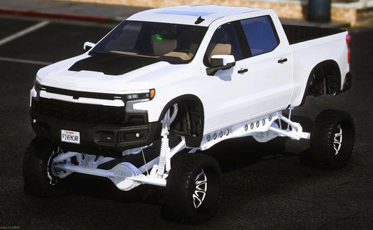 (Debadged) Chevy Silverado Bizon Lifted 2023 | Goonie