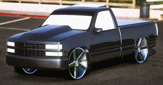 (Debadged) Chevrolet Silverado Extended Cab Pickup Dually | KB Customs