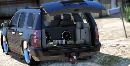 (Debadged) Chevy Tahoe 08 Speakers and Lean | Vampz Customs