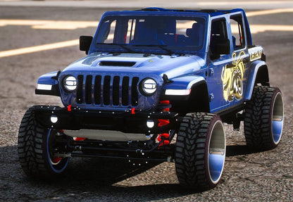 (Debadged) Custom 1320 Scatpack Jeep Rubicon 4x4 On Forgiatos Rims | PN Customs