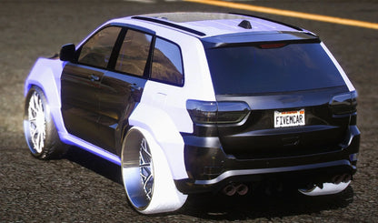 (Debadged) Custom 1320 Scatpack Jeep Grand Cherokee Trackhawk On Forgiatos | Donk Boyz