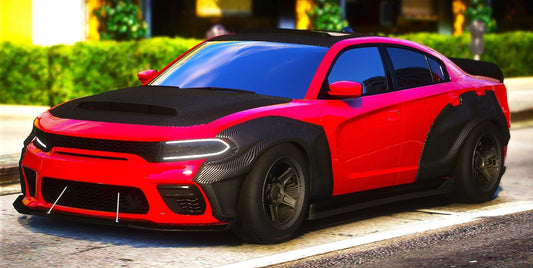 (Debadged) Custom 2021 Dodge Charger Demon Carbon Body Widebody | 4K Customs