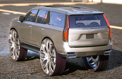 (Debadged) Custom Cadillac Escalade Donk | Bansey Mods