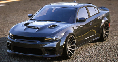(Debadged) Custom Dodge Charger Hellcat Widebody on Amanis (5 Liveries) | Mopar Mak