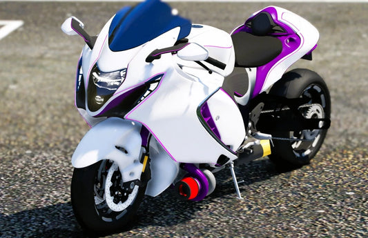 (Debadged) Custom SUZUKI R1300 Hayabusa | Potato Mods