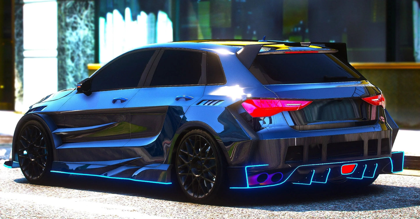 (Debadged) Audi RS3 Sportback Abflug | Lemon