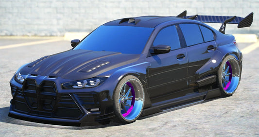 (Debadged) BMW M3 BXANE Widebody Custom (Star Roof + Speaker) | Shelby Cars