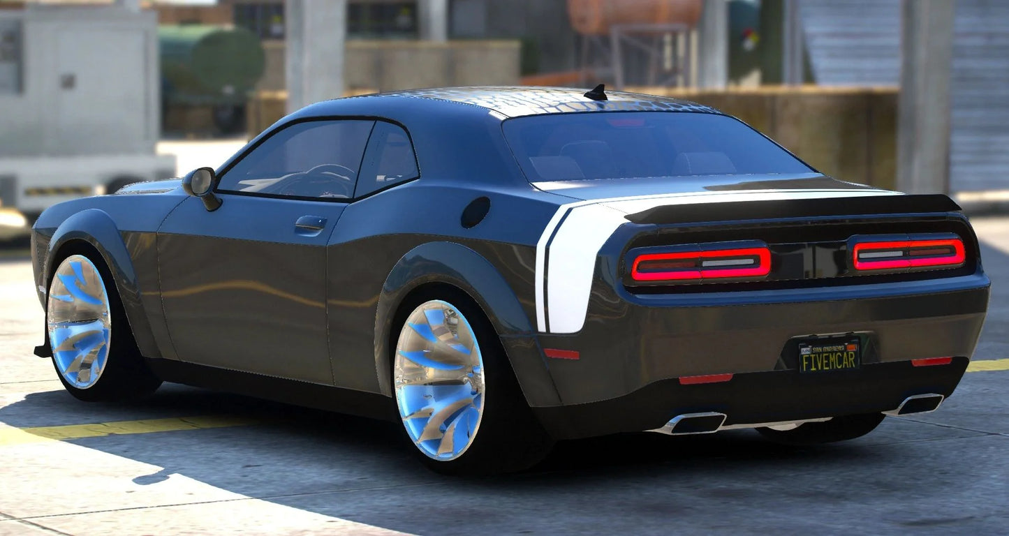 (Debadged) 2023 Challenger Black Ghost | Underground Customs