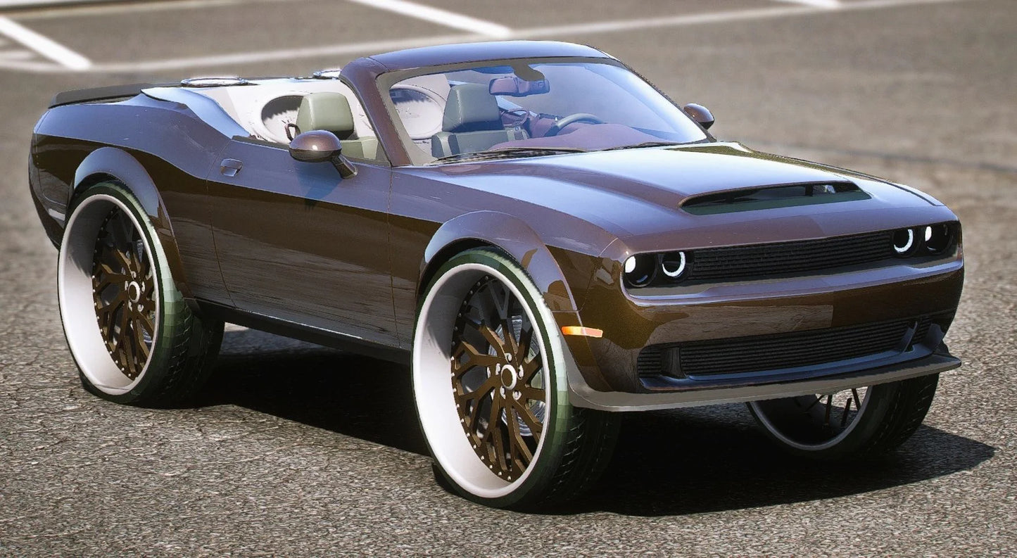 (Debadged) Dodge Challenger SRT Demon Roadster Donk | Flexx Gordon