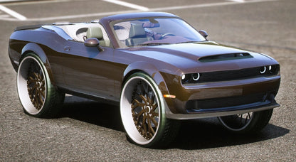 (Debadged) Dodge Challenger SRT Demon Roadster Donk | Flexx Gordon