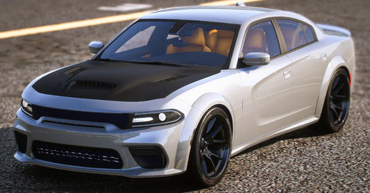 (Debadged) Dodge Charger Hellcat Hermes Zebra Edition | Gwoppytrai