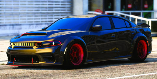 (Debadged) Dodge Charger Hellcat Animated Lights | VBX