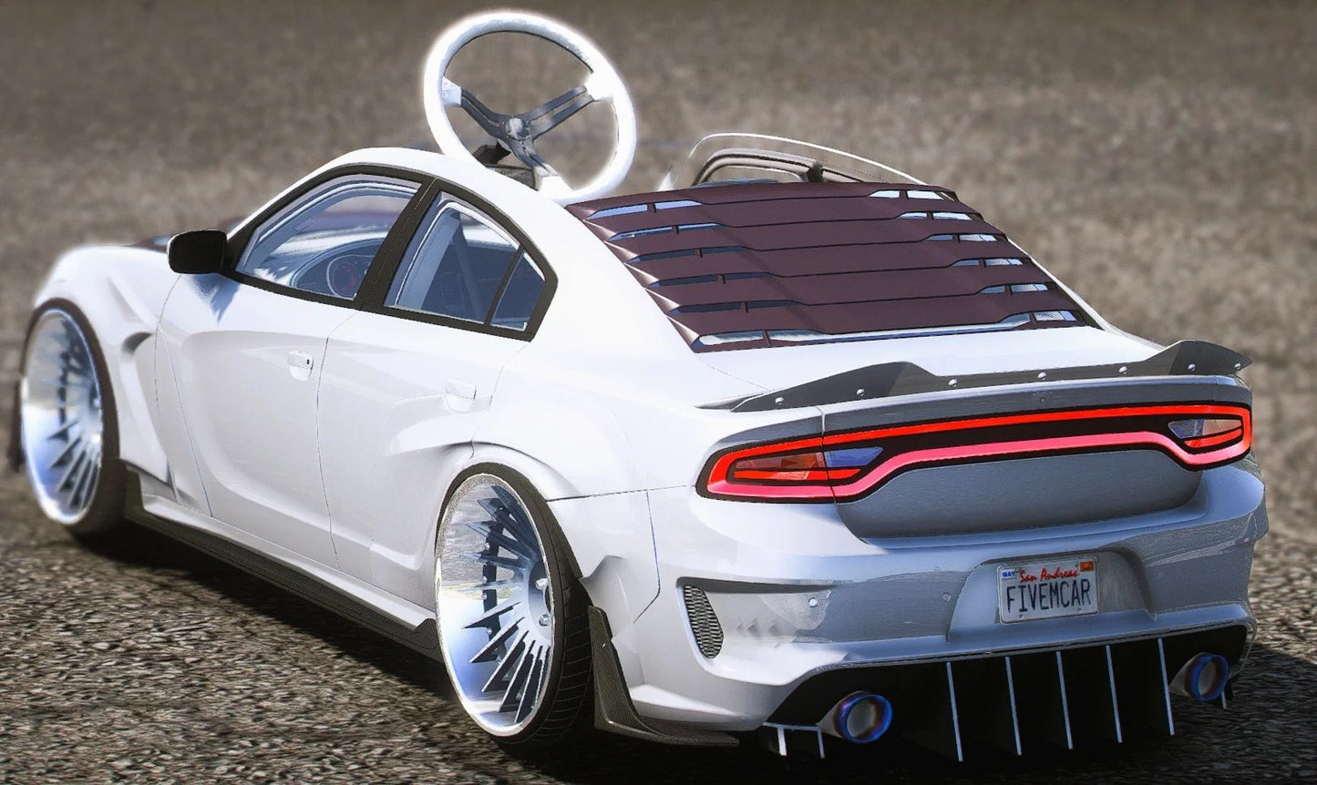 (Debadged) Dodge Charger Mini WideBody | Underground Customs