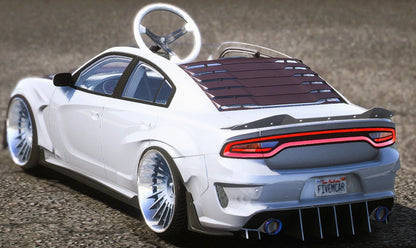 (Debadged) Dodge Charger Mini WideBody | Underground Customs