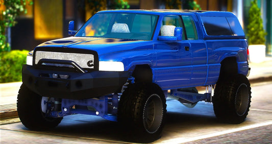 (Debadged) Dodge Ram 2nd Gen Show (Working Lift Kit) | Pers