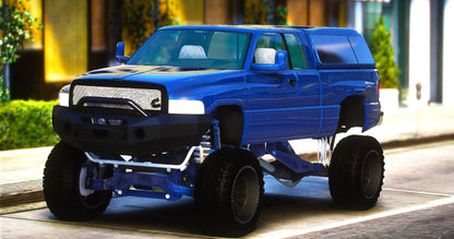 (Debadged) Dodge Ram 2nd Gen Show (Working Lift Kit) | Pers