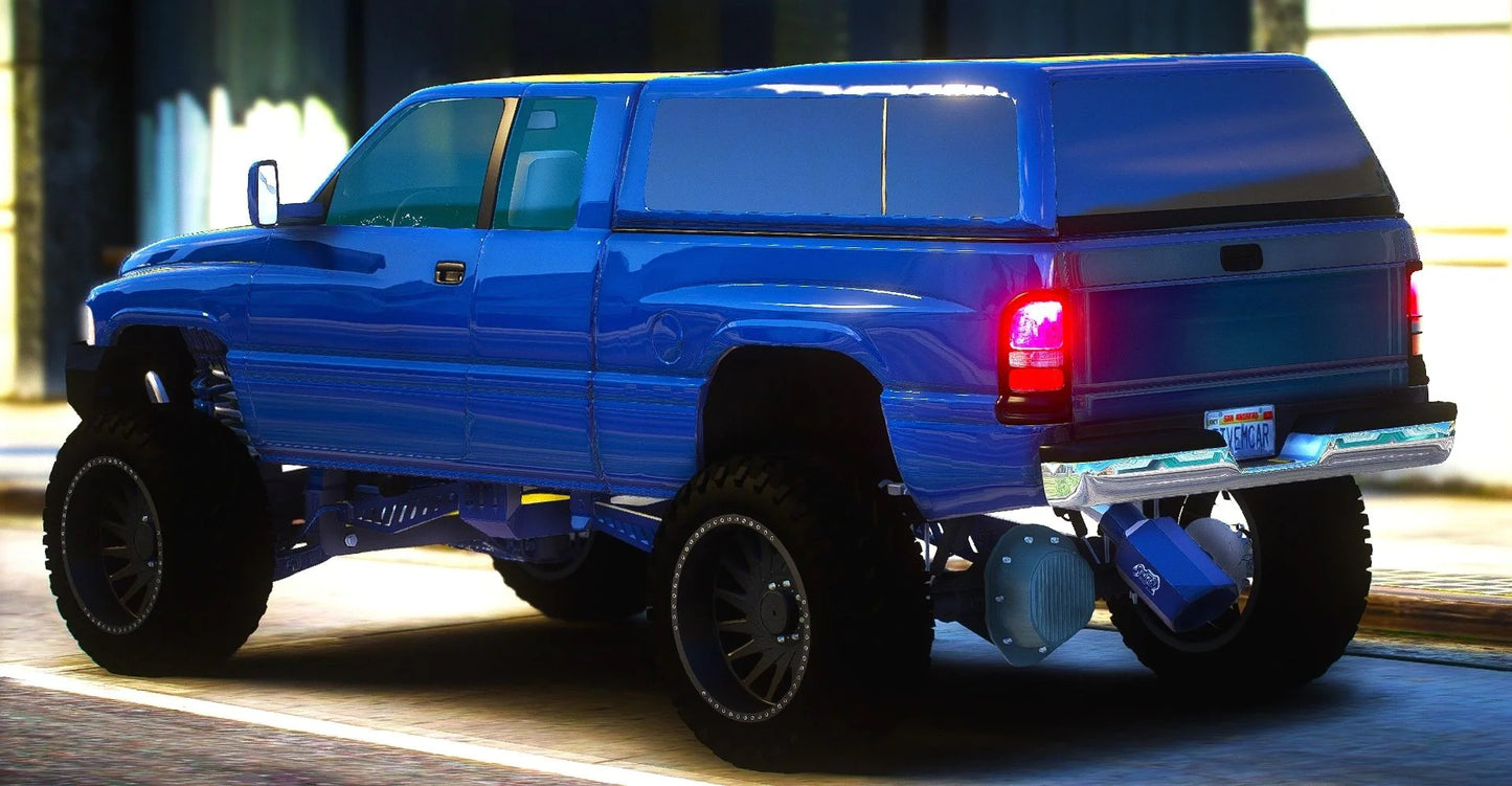 (Debadged) Dodge Ram 2nd Gen Show (Working Lift Kit) | Pers
