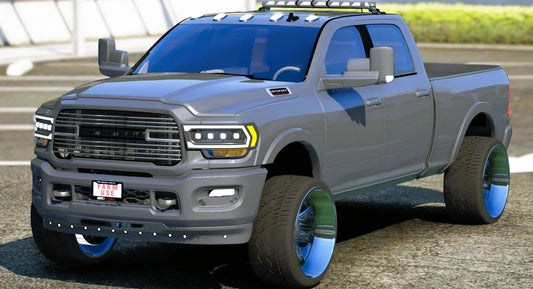 (Debadged) Dodge Ram Captain 2022 (Animated Windows) | Rubban