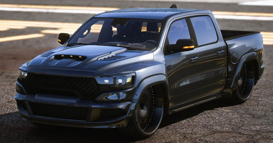 (Debadged) Dodge Ram TRX 2022 Blacked Custom | Domyah