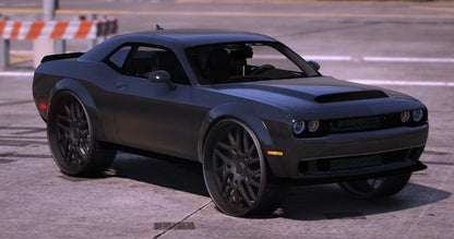 (Debadged) Dodge SRT Demon On Forgiatos | Vexmox