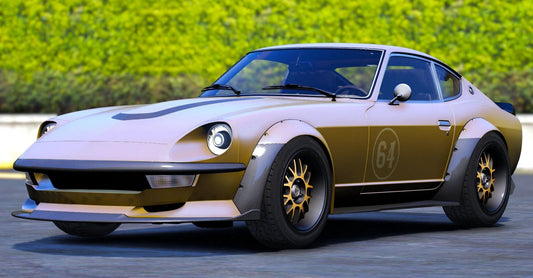 (Debadged) Datsun 280Z Fosberg Racing Gold Leader 1975 | Ikx3