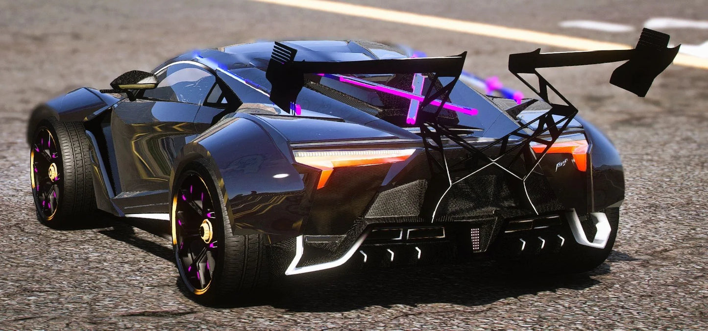 (Debadged) Fenyr Supersport Hello Kitty [Dinamic Lights] | Gamers Cafe