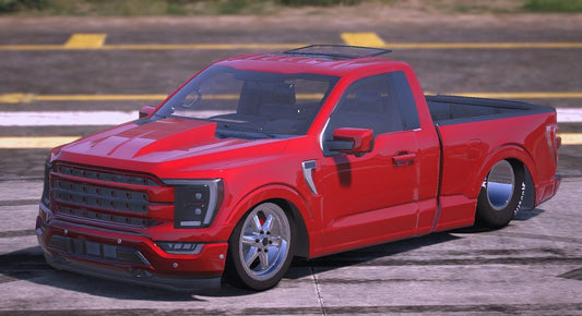 (Debadged) Ford F-150 Slammed Powerboost | Vanz