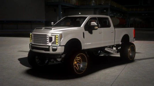 (Debadged) Ford F350 Lifted Stance Truck | Razer Kobain