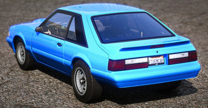 (Debadged) Ford Mustang Fox Body (FnF9) 1987 | Ikx3
