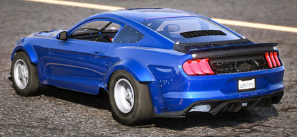 (Debadged) Ford Mustang RTR Drag Car Single Turbo 1500WHP | Razer Kobain