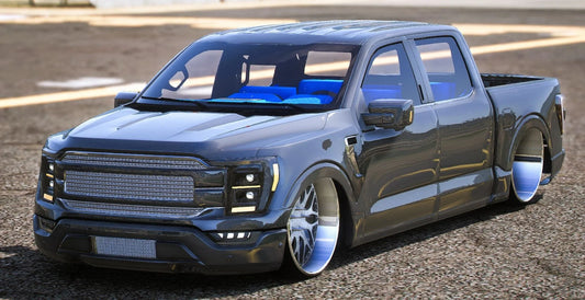 (Debadged) Ford Raptor F-150 Bagged Customs | GG