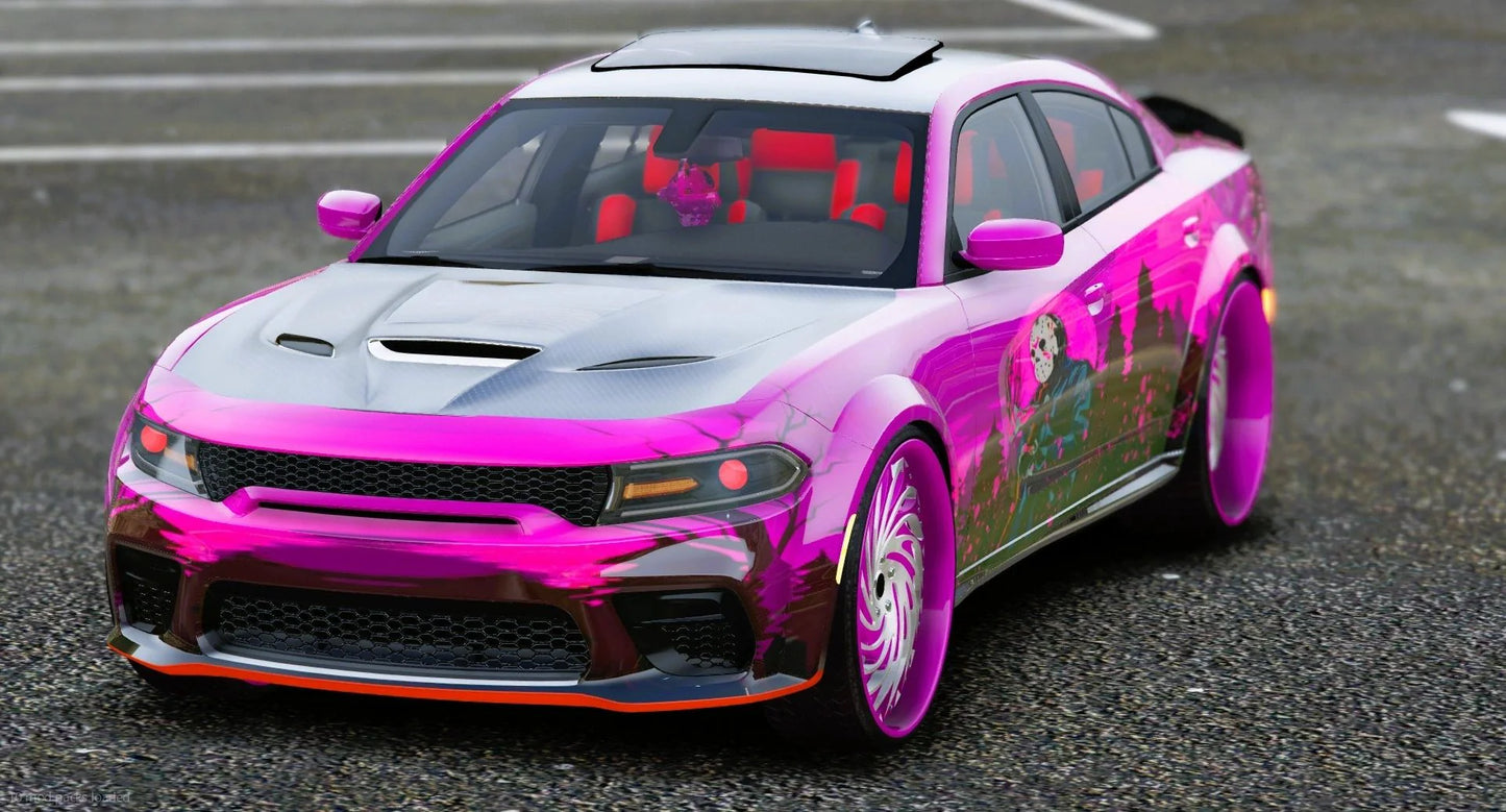 (Debadged) Friday The 13th Dodge Charger SRT Ghoul Widebody Donk | FX Builds