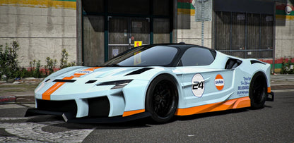 (Debadged) Ferarri SF90 Abflug | Adan