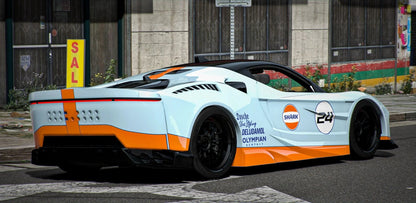 (Debadged) Ferarri SF90 Abflug | Adan