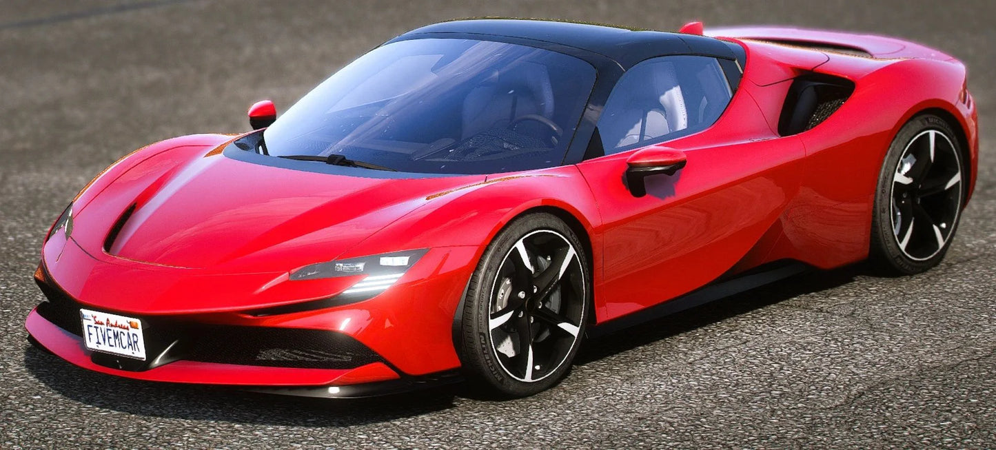 (Debadged) Ferrari SF90 Spider 2022 (Animated Roof) | Liam Tran