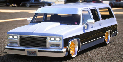 (Debadged) GMC Suburban Drop | Crazy Customs