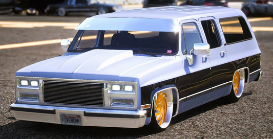 (Debadged) GMC Suburban Drop | Crazy Customs