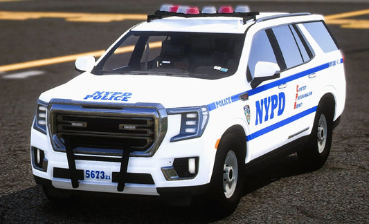 (Debadged) GMC Yukon XL NY Police 2021 | WMT