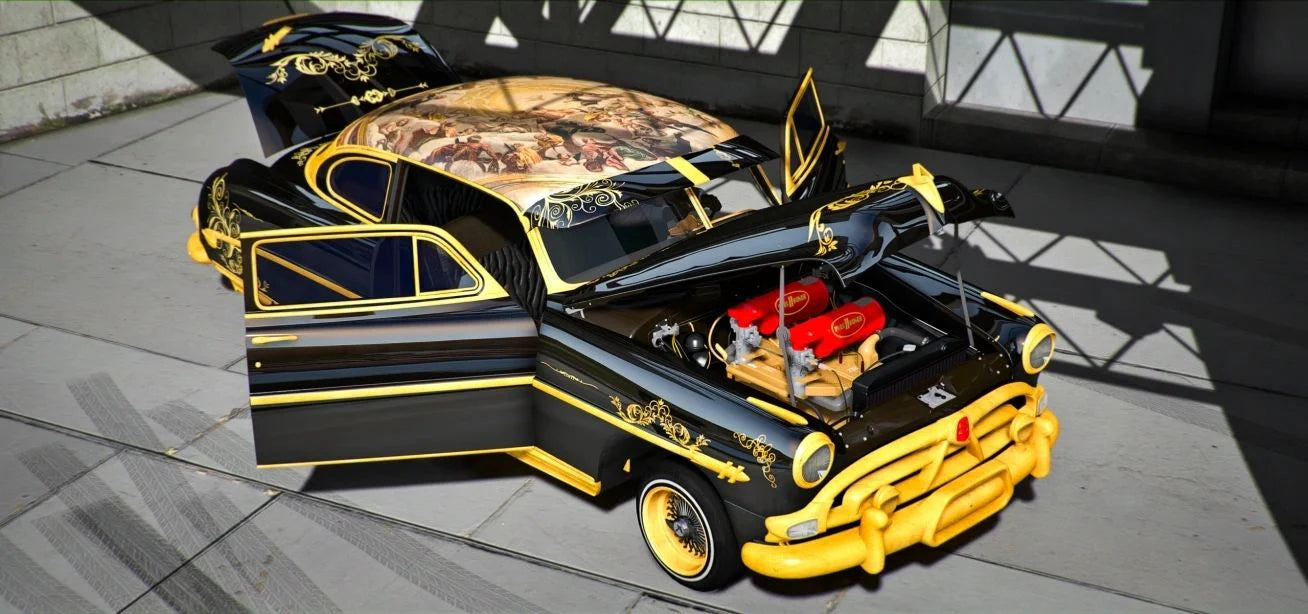 (Debadged) Hudson Hornet Lowrider 1952 | Owl Frost