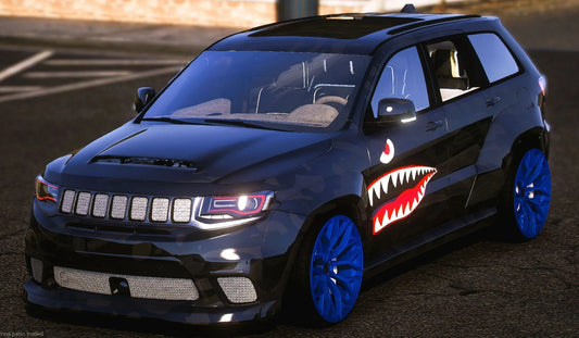 (Debadged) Jeep Grand Cherokee SRT 6 Seater Slider | A1 Customs