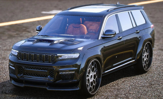 (Debadged) Jeep Grand Cherokee SRT Hellephant On 30" Forgiatos 2022 | Bleed